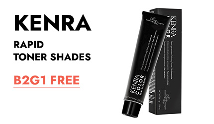 Enjoy buy two get one free on Kenra rapid toner shades. Click Here to Shop Now.