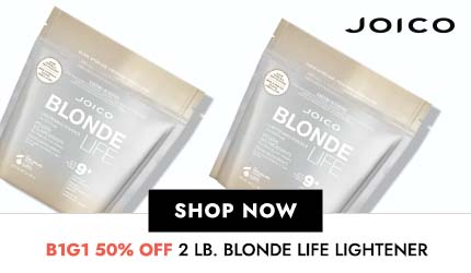 B1G1 50% 2 LB Blonde Life Lightener from Joico. Click Here to Shop Now.