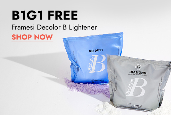 B1G1 FREE Framesi Decolor B Lightener. SHOP NOW
