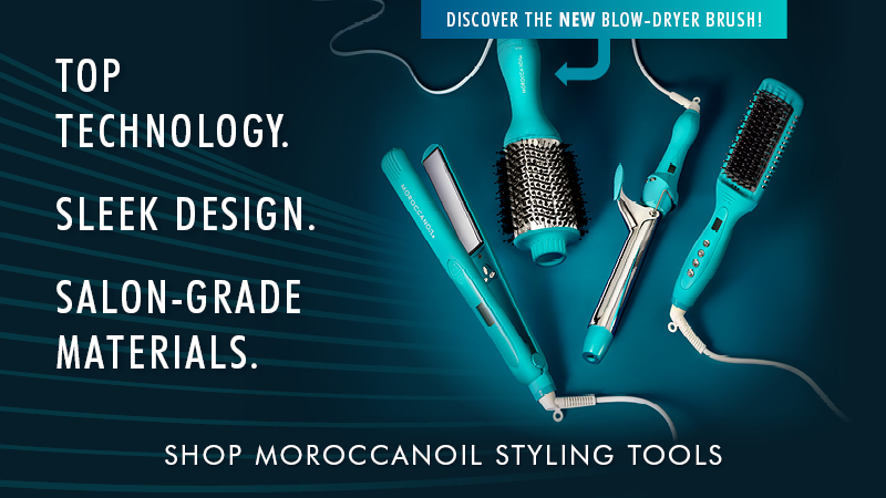 Top Techology. Sleek design. Salon-Grade materials. Shop Moroccanoil styling tools.
