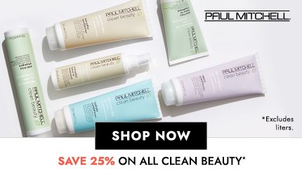 Save 25% on all clean beauty. Excludes liters. Click Here to Shop Now.