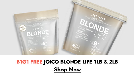 Buy One Get One Free Joico Blonde Life 1LB and 2LB. Click Here to Shop Now!