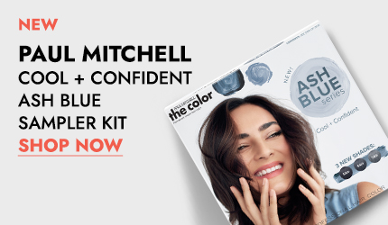 New from Paul Mitchell The Color: Cool and Confident Ash Blue sampler kit. Click here to shop now!